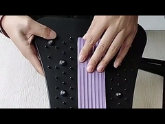Aliviar el dolor de espalda masaje Camilla ajustable Lumbar terapia eléctrica masajeador CE